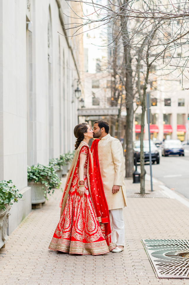 Tiffany and Vishal's Colorful Indian Fusion Wedding at the Mayfl