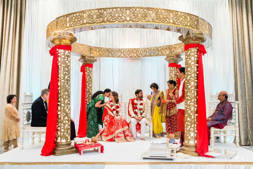 Tiffany and Vishal's Colorful Indian Fusion Wedding at the Mayfl