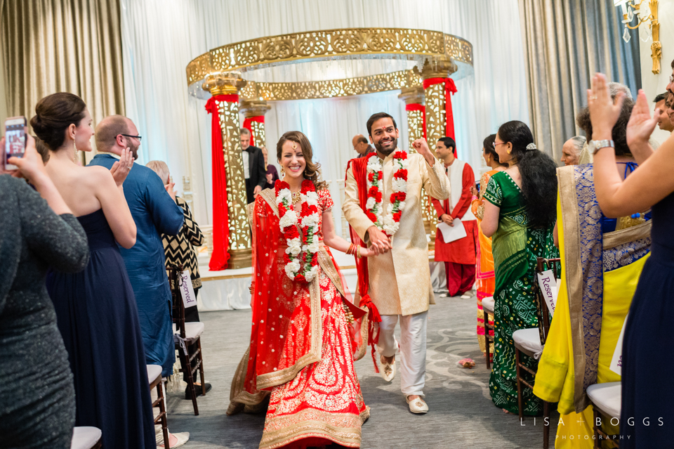 Tiffany and Vishal's Colorful Indian Fusion Wedding at the Mayfl