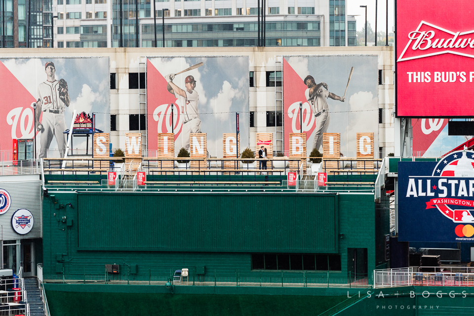 Natalie and Eddie's Nationals Park Engagement Session