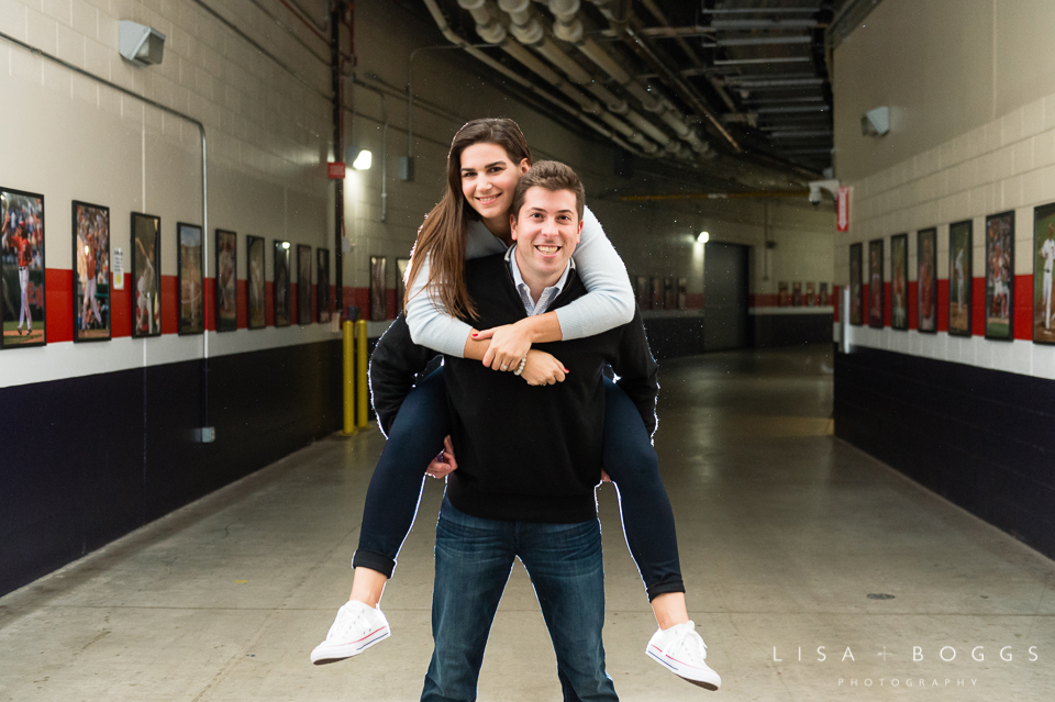 Natalie and Eddie's Nationals Park Engagement Session