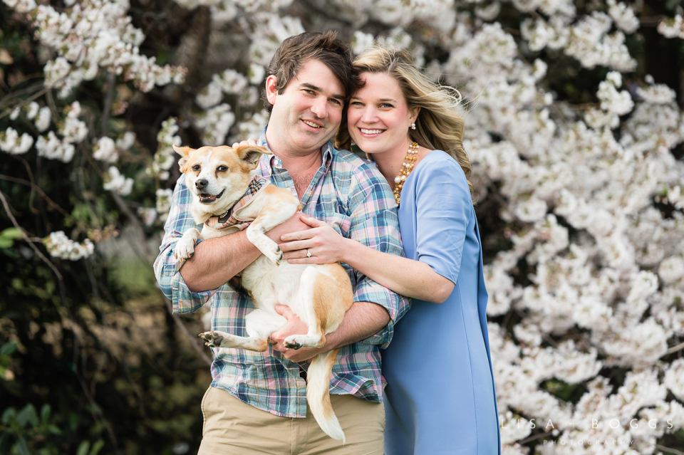 Courtney and Patrick celebrated their engagement with photos at 