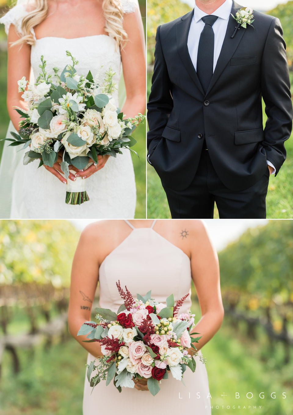 Amy and Ryan's Vineyard Wedding at Stone Tower Winery in Norther