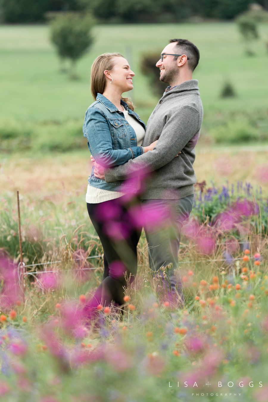 Jessica & Tom's Autumn Inspired Larriland Farm Engagement Sessio