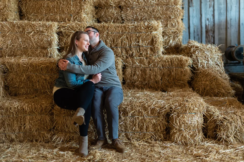 Jessica & Tom's Autumn Inspired Larriland Farm Engagement Sessio