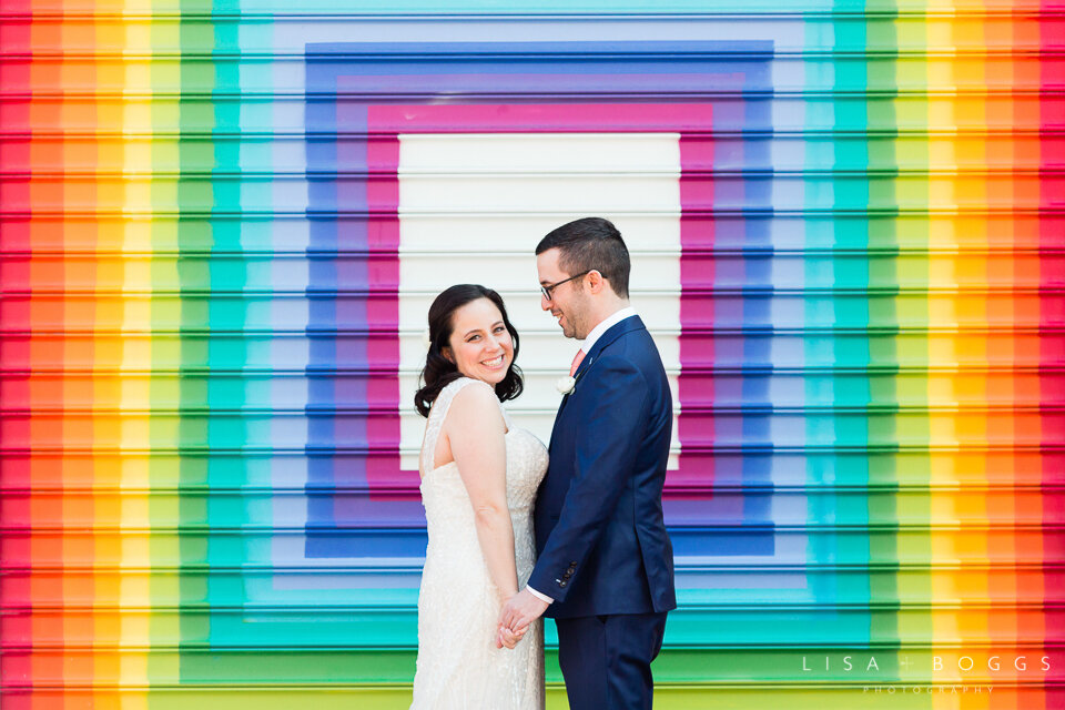 Emma & Evan's Colorful Urban Wedding at Long View Gallery