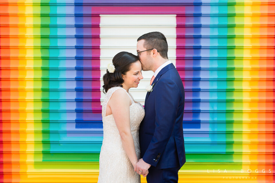 Emma & Evan's Colorful Urban Wedding at Long View Gallery