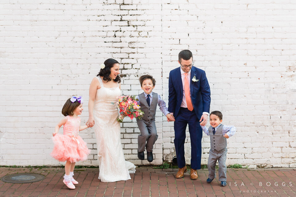 Emma & Evan's Colorful Urban Wedding at Long View Gallery