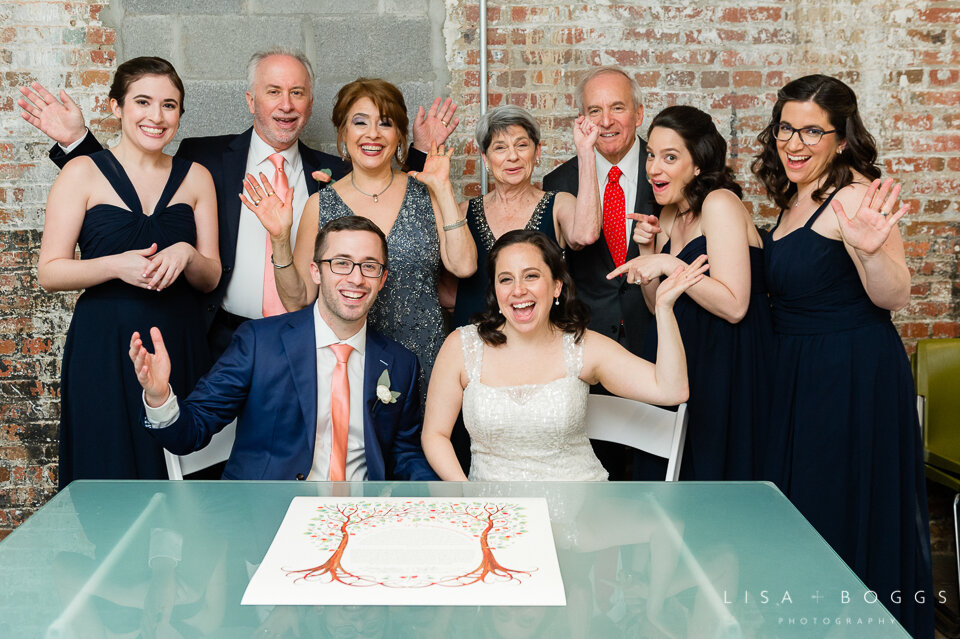 Emma & Evan's Colorful Urban Wedding at Long View Gallery