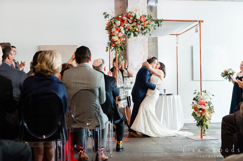 Emma & Evan's Colorful Urban Wedding at Long View Gallery