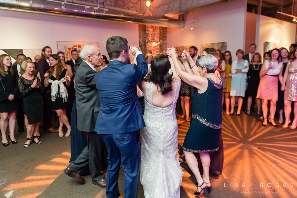 Emma & Evan's Colorful Urban Wedding at Long View Gallery