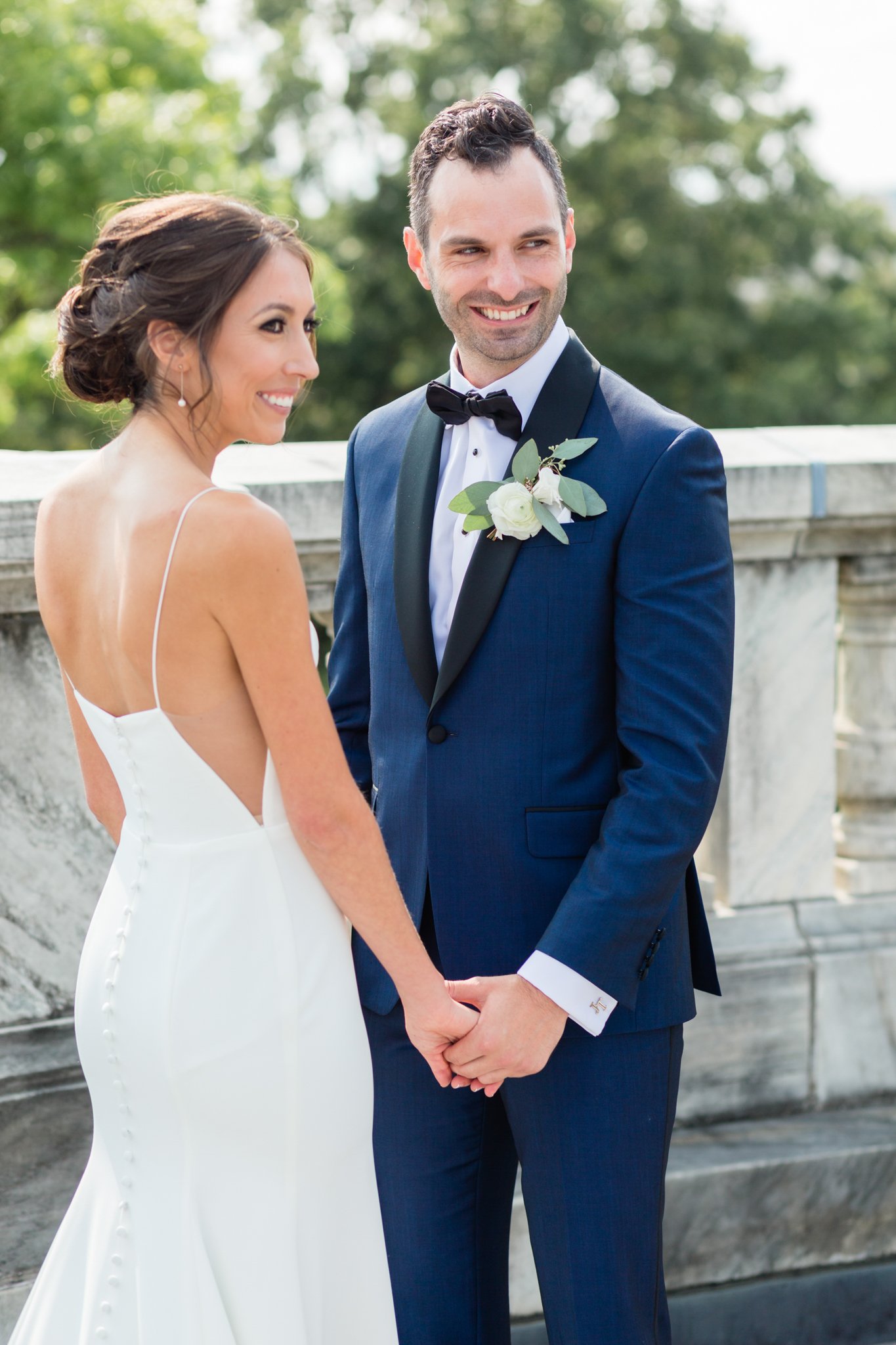 Susie & John's Classic Black Tie Wedding at Daughter's of the American Revolution Headquarters