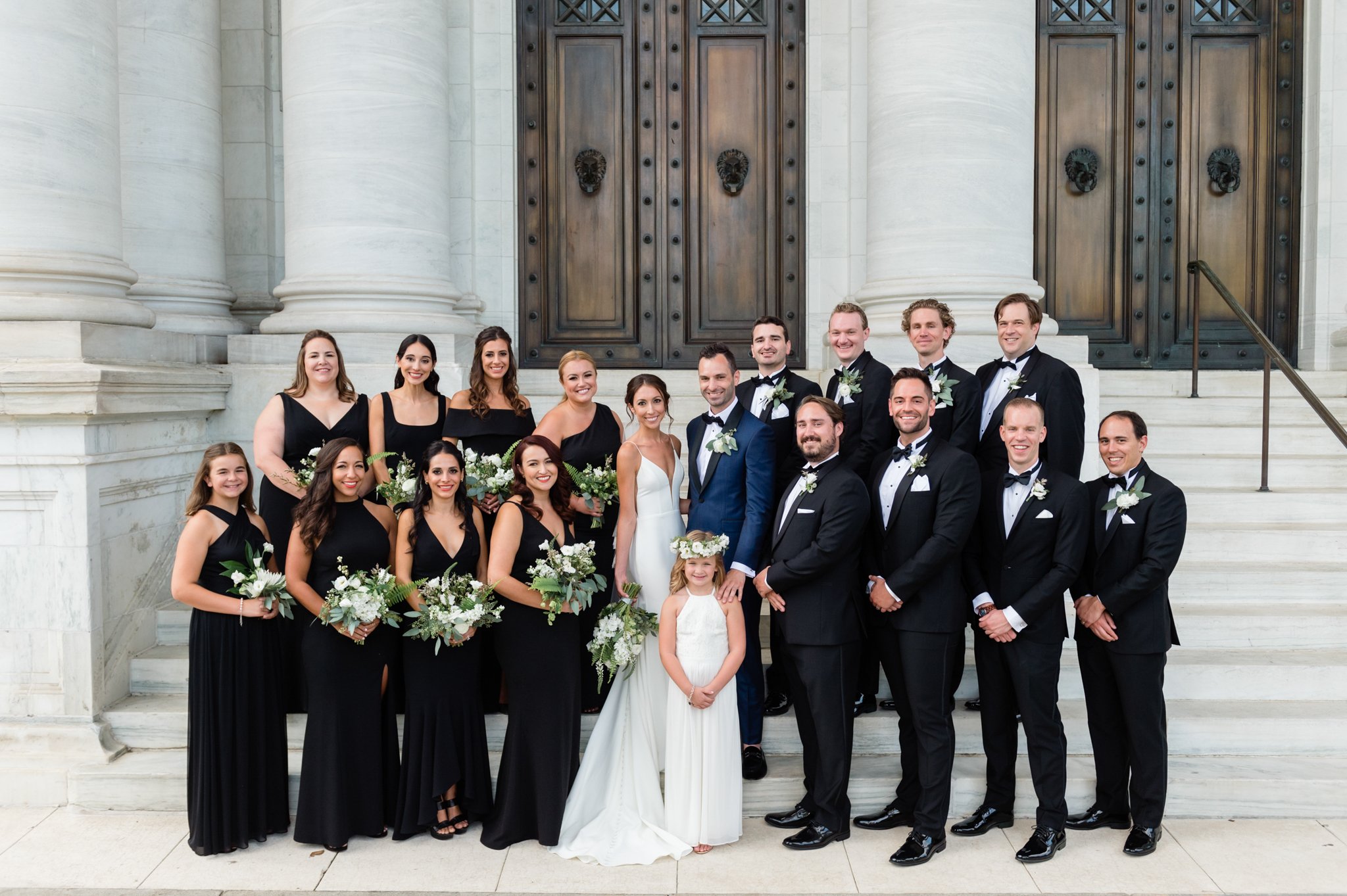 Susie & John's Classic Black Tie Wedding at Daughter's of the American Revolution Headquarters