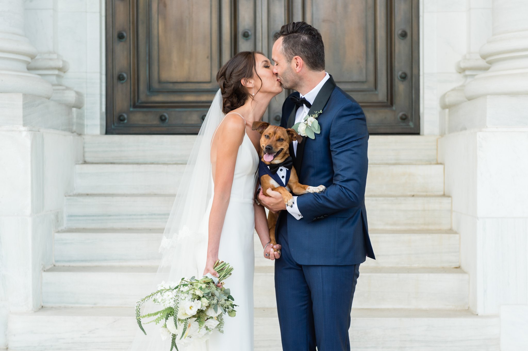 Susie & John's Classic Black Tie Wedding at Daughter's of the American Revolution Headquarters