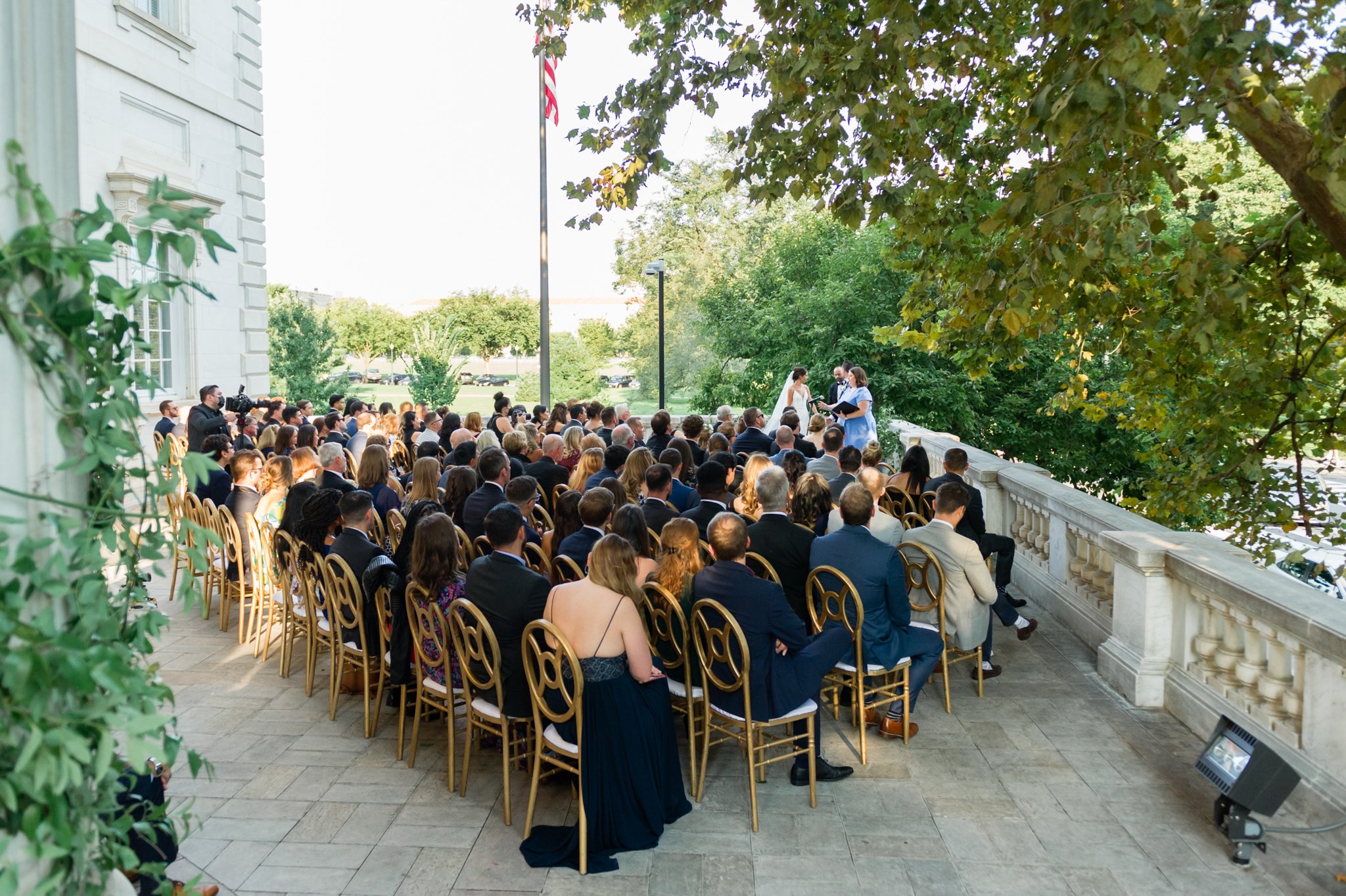 Susie & John's Classic Black Tie Wedding at Daughter's of the American Revolution Headquarters