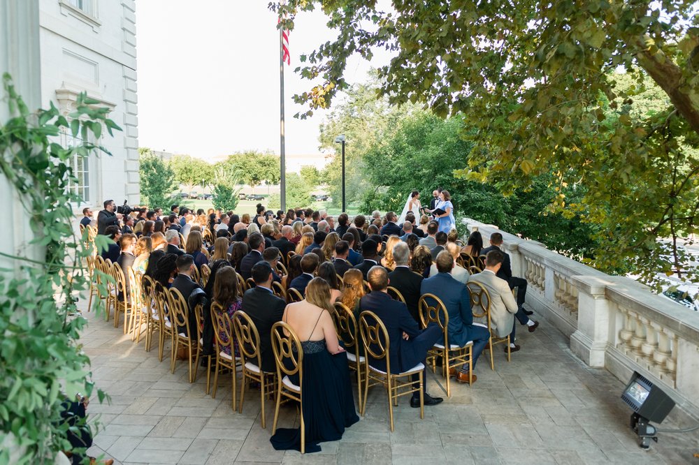 Susie & John's Classic Black Tie Wedding at Daughter's of the American Revolution Headquarters