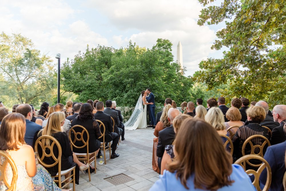 Susie & John's Classic Black Tie Wedding at Daughter's of the American Revolution Headquarters