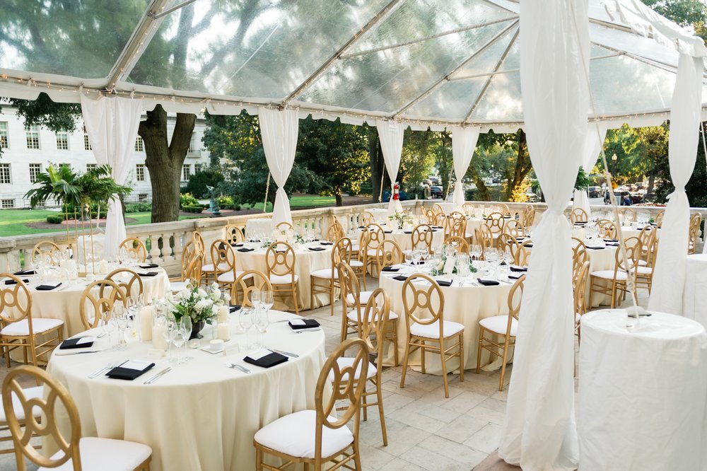 Susie & John's Classic Black Tie Wedding at Daughter's of the American Revolution Headquarters