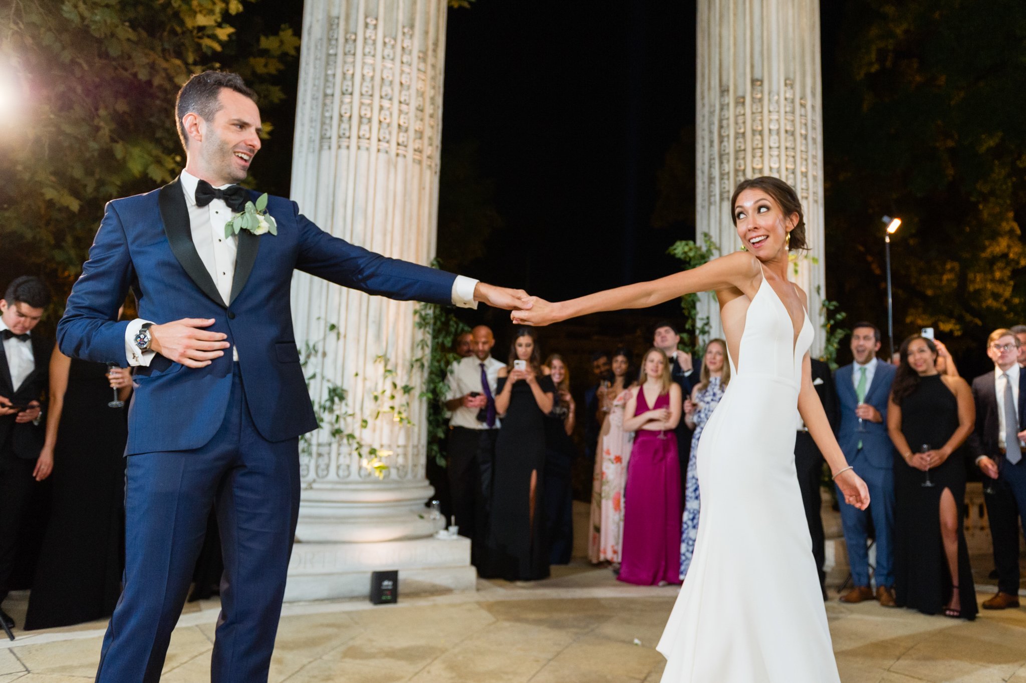 Susie & John's Classic Black Tie Wedding at Daughter's of the American Revolution Headquarters