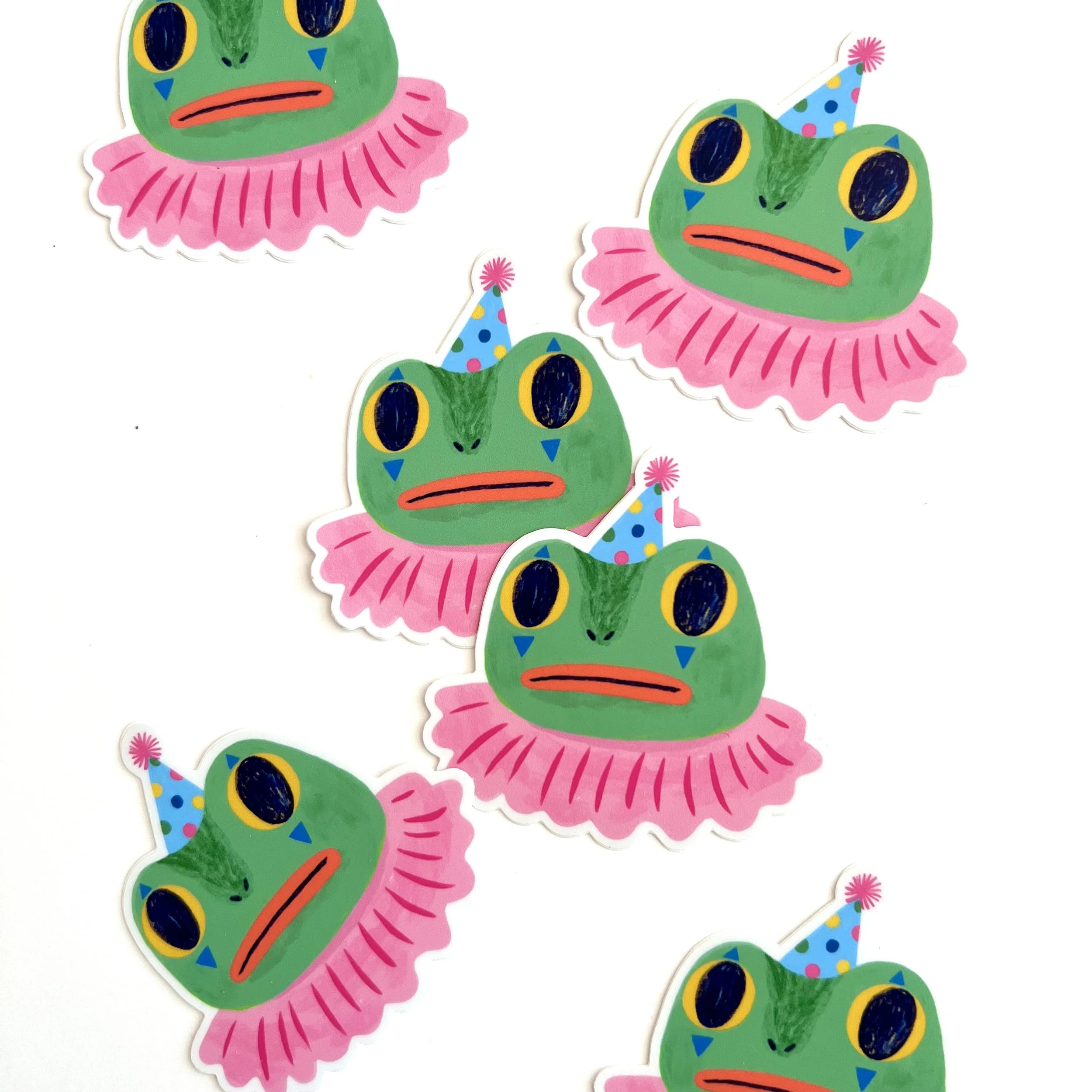 sticker_ClownFrog_rainingFrogsWhite.jpg