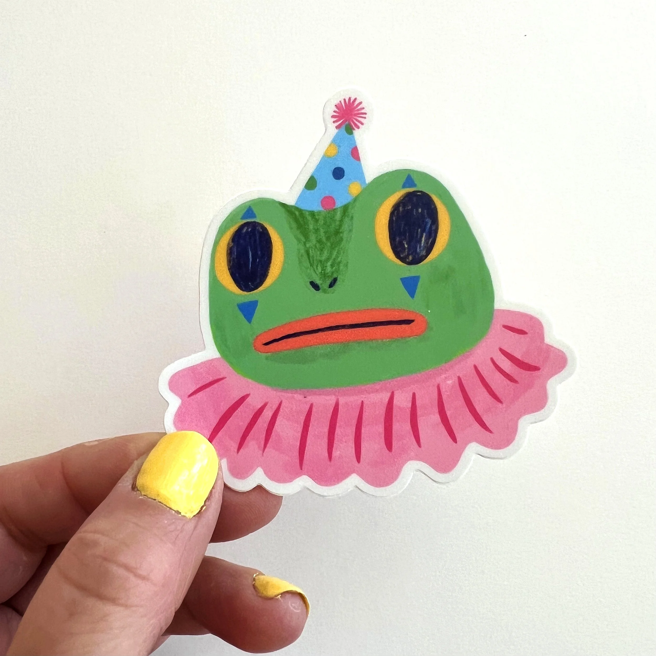 sticker_ClownFrog_singleHandsonWhite.jpg