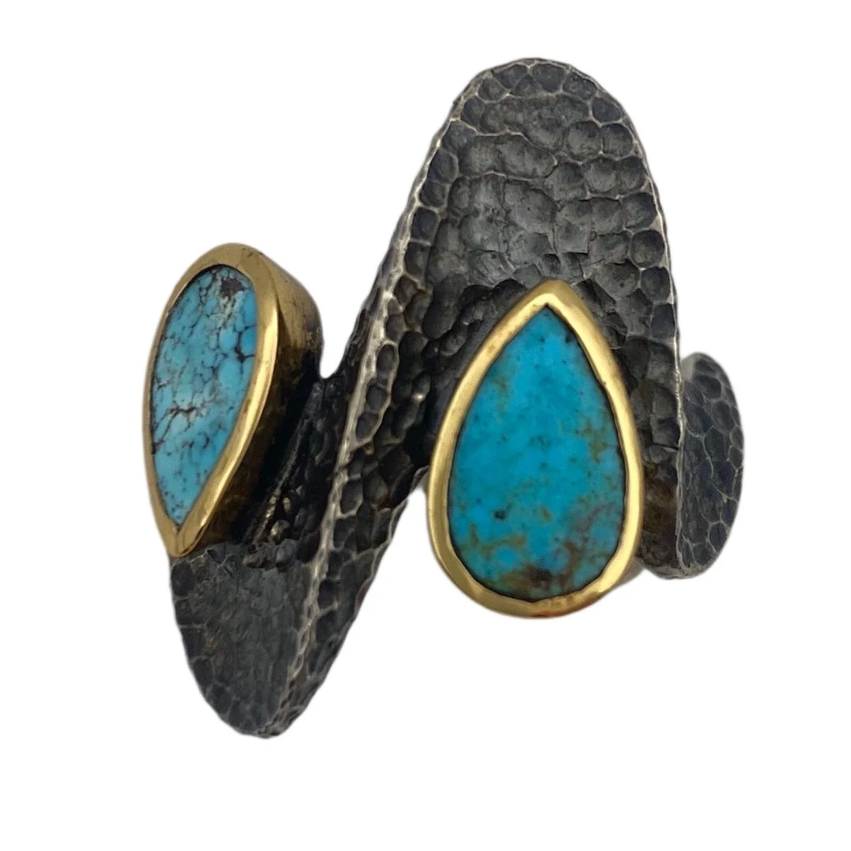 Bora Turquoise Squiggle Ring