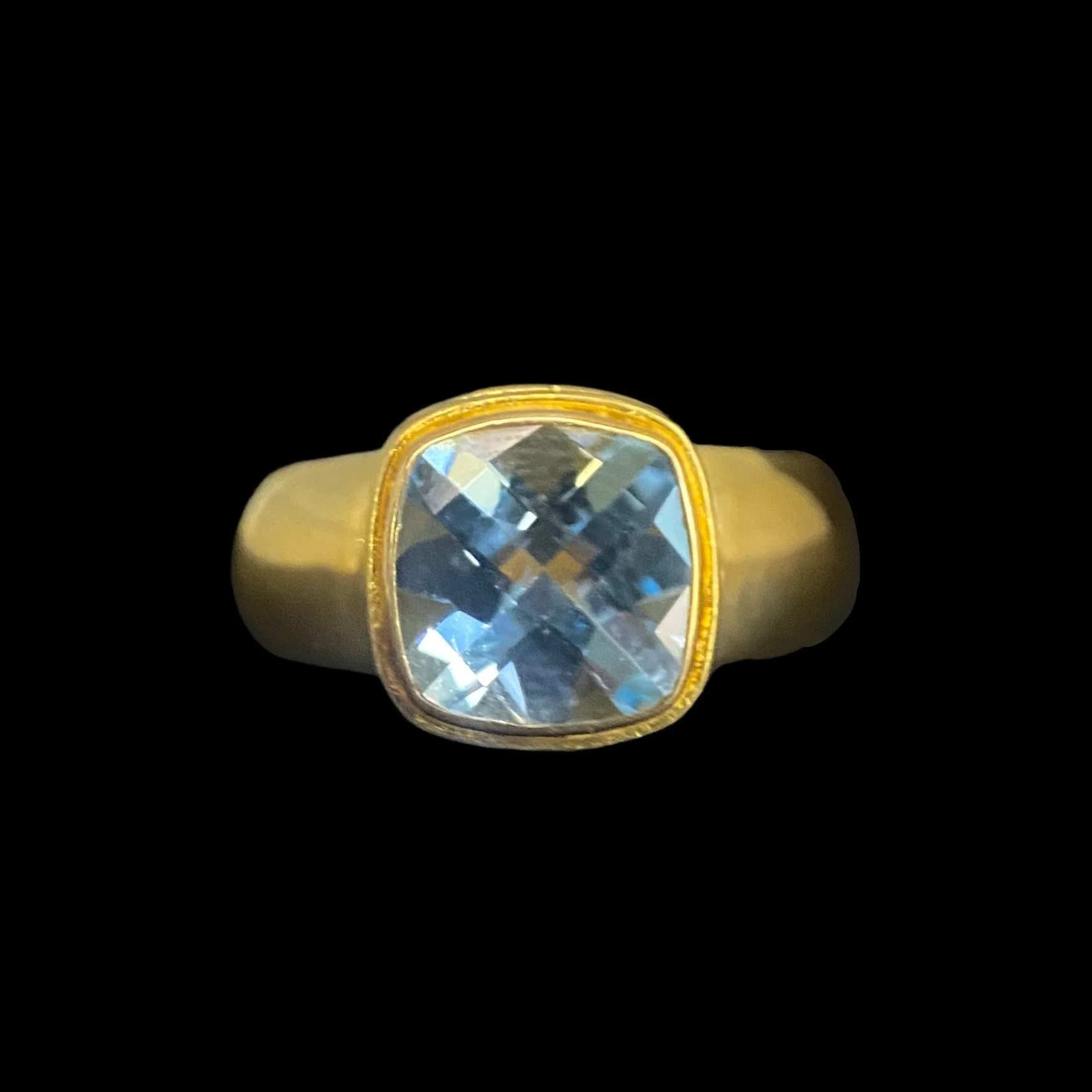 Jack Shargel 20k | 22k Aquamarine Ring