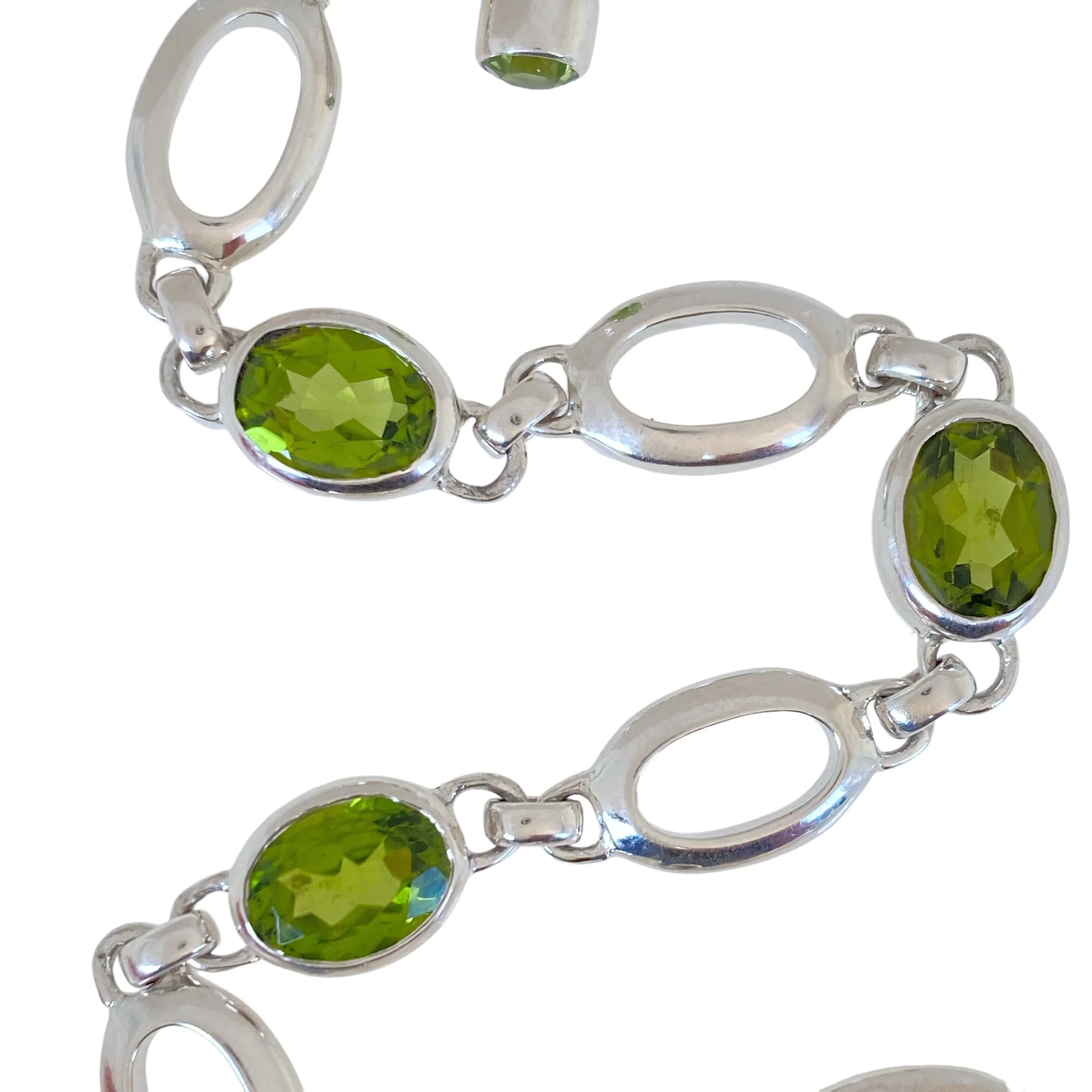Antoinette Cleoni .925 Peridot Bracelet