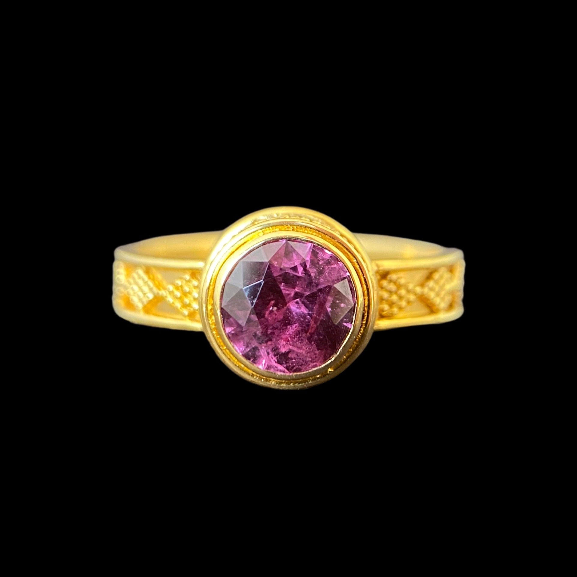 Jack Shargel 20k | 22k Pink Sapphire Ring