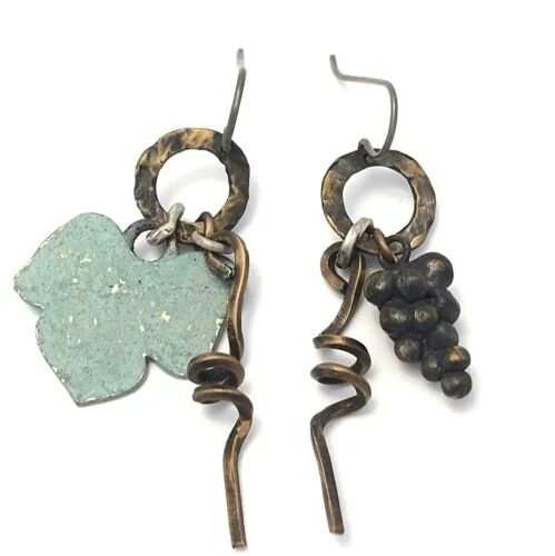 Grape Leaf and Grape Cluster