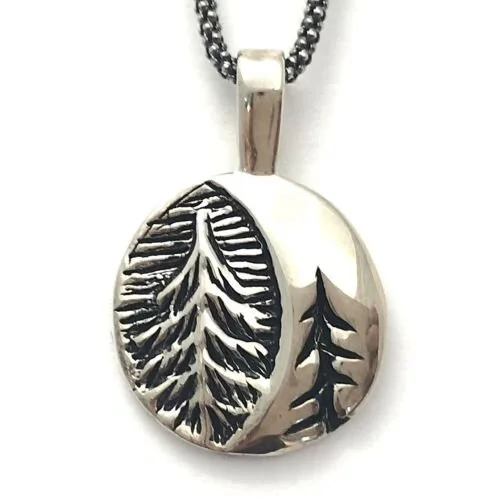 The Moon Through Cedars Pendant