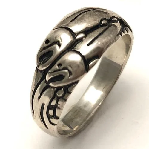Coho Salmon Crossover Ring