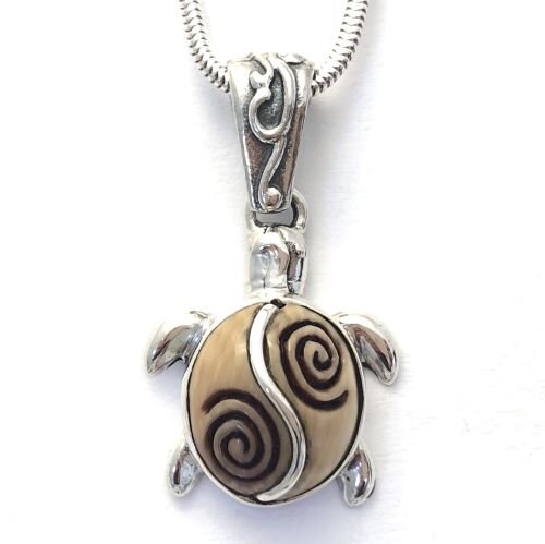 Turtle Pendant w/ Decorative Bail