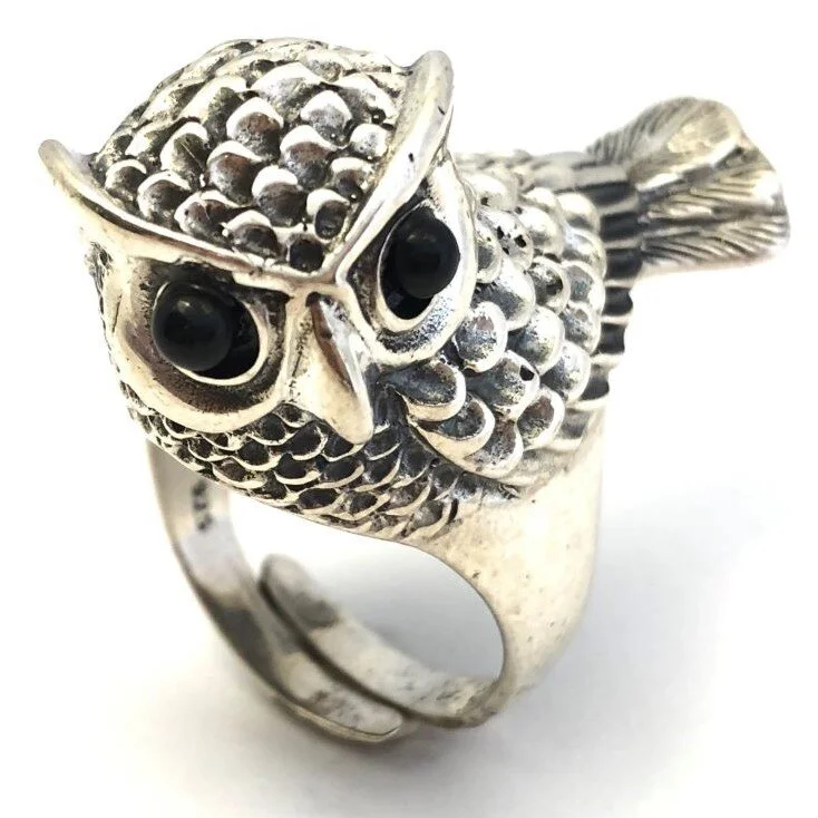 Ketut Hart Great Horned Owl Ring