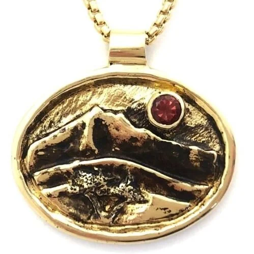 14kt Mount Jefferson Necklace
