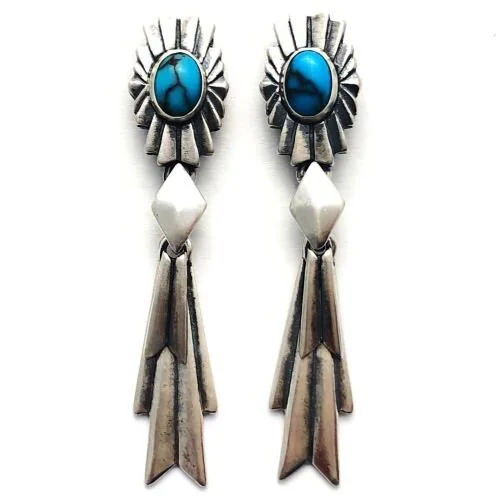 Egyptian Prince Turquoise Earrings