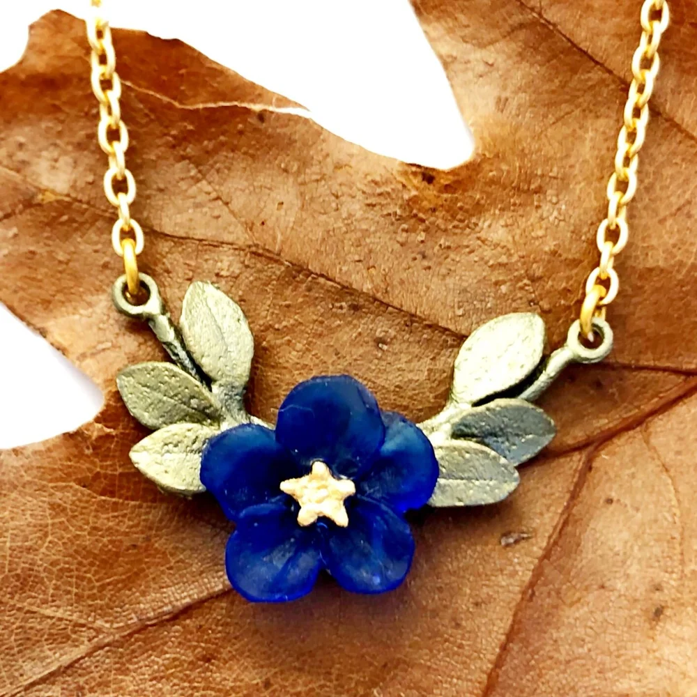 Michael Michaud Blue Violet Bar Necklace — The Jewel