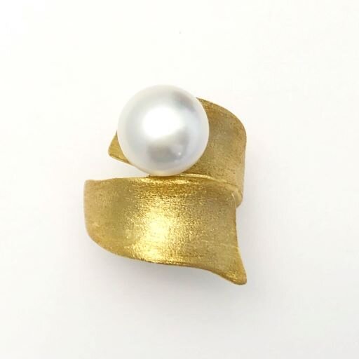 Pearl Vermeil Ring