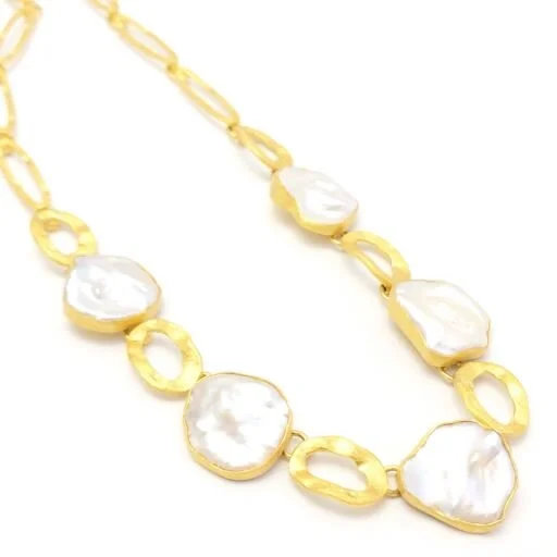 Pearl Vermeil Necklace