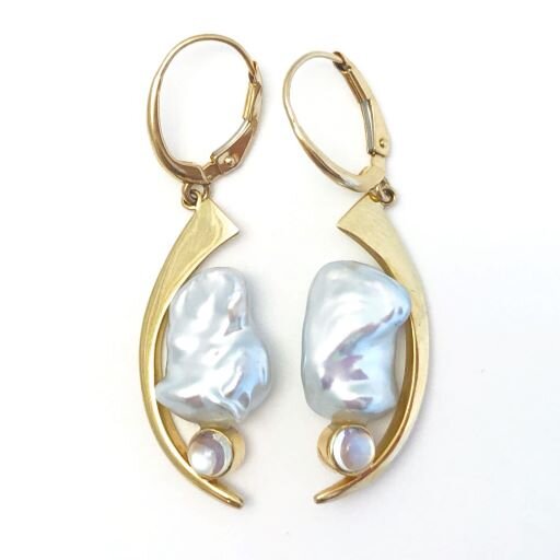 14k Oregon Sunstone Earrings — The Jewel