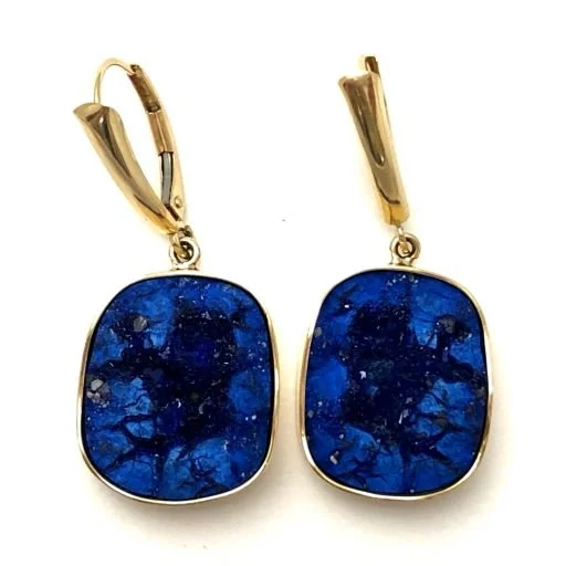 Blueberry Azurite Earrings