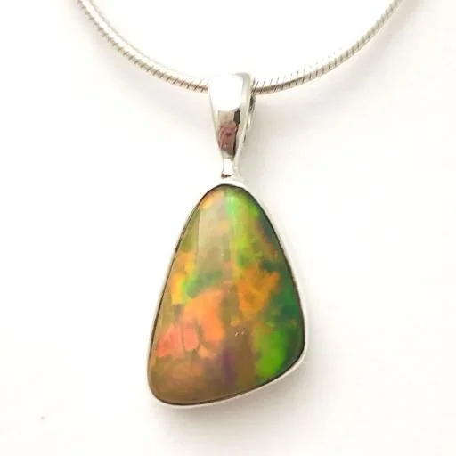 .925 Ethiopian Opal Pendant