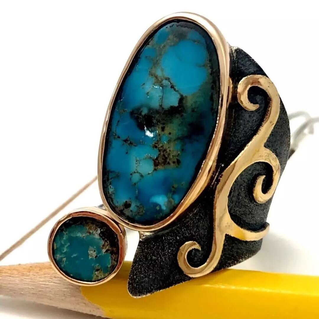 New turquoise pieces springing into our store. The Jewel is heavily increasing our turquoise selection for the year. Because who doesn't love turquoise? It's a great accessory for every season. Spring yes, summer yes, fall most definitely! Winter ple