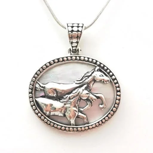 Running Horses Pendant