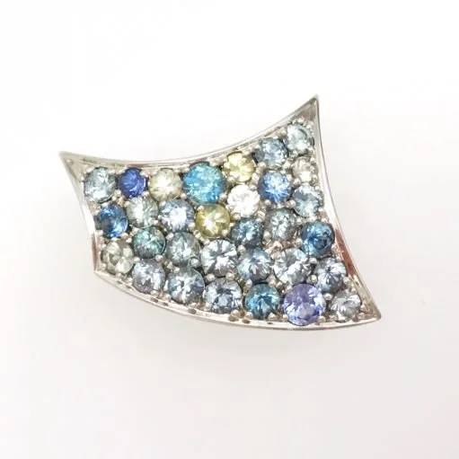 14k Fancy Sapphire Cocktail Ring