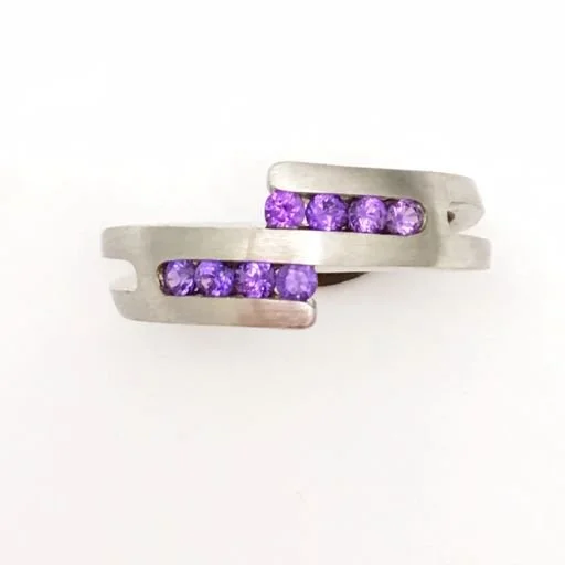 14k Purple Sapphire Ring