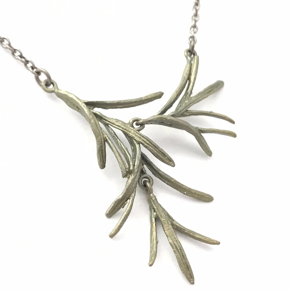 Michael Michaud Rosemary Sprig Necklace — The Jewel