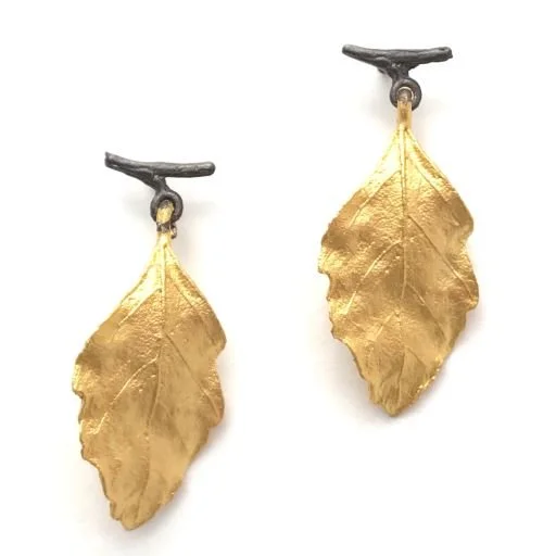 Autumn Birch Post Earrings
