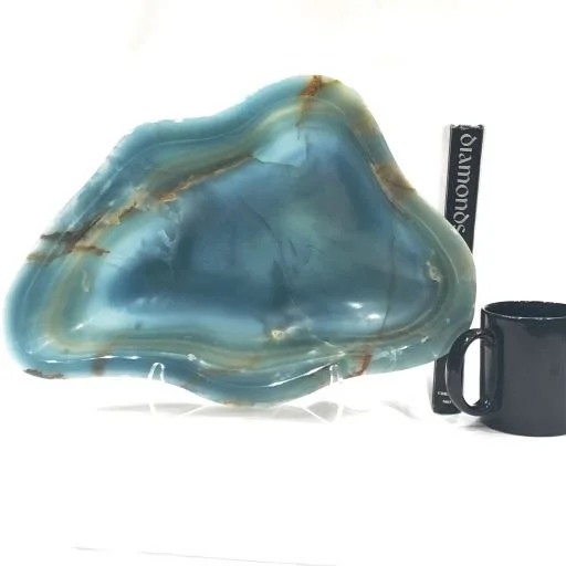 Argentina Blue Alabaster Bowl