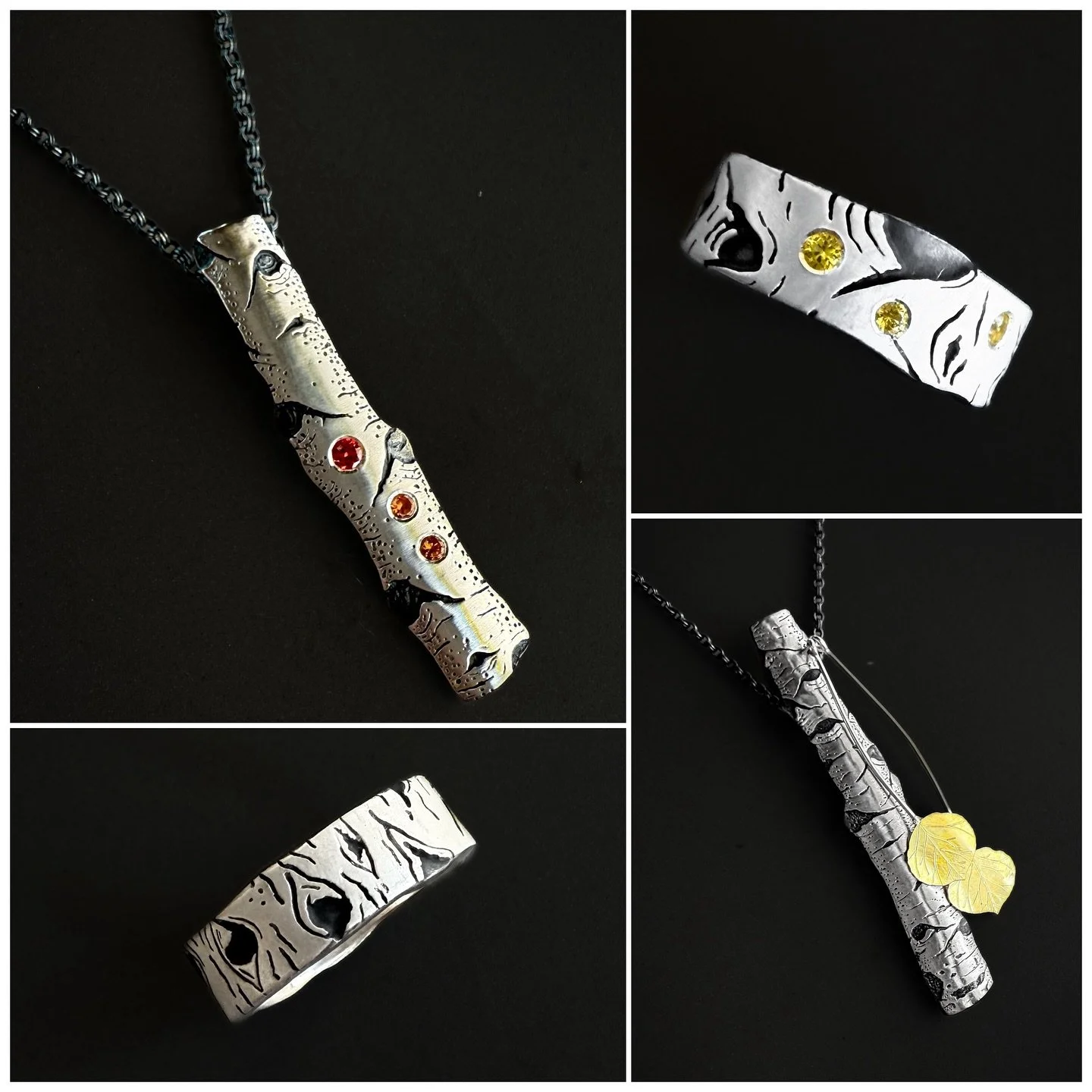 We just received a fantastic new collection from Wolfgang Vaatz, just in time for holiday treasure hunting! Will be on the website shortly, otherwise call us at the gallery or visit us and play a little dress up to pick your favorite. Stunning wearab